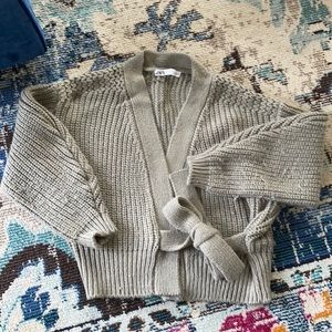 Zara wrap sweater